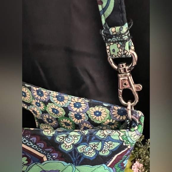 Vintage Vera Bradley 2009 Holiday Tote Bag in Blue Rhapsody print GUC - Picture 2 of 4